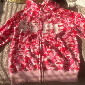 Bathing ape camo bape full zip